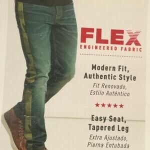 Levi Strauss Signature Flex Jeans 38x30 Blue S47 Regular Taper Modern Fit NWT